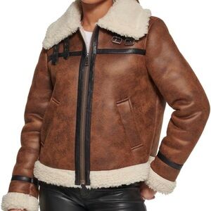 Levi's Sherpa Moto Aviator Jacket